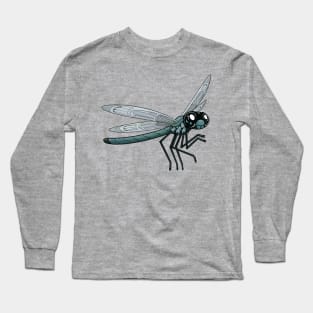 Polite Great Blue Skimmer Long Sleeve T-Shirt